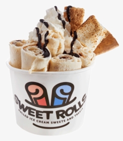 Sweet Rolls Ice Cream Brownie, HD Png Download, Transparent PNG