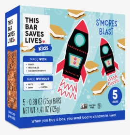 Kids S Mores Blast Bars - Saves Lives Kids Bars, HD Png Download, Transparent PNG
