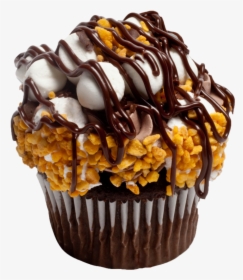 Smores Cupcake Png , Png Download - Cupcake Png, Transparent Png, Transparent PNG