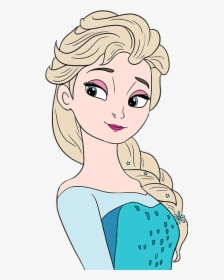 Frozen Clipart Baby Elsa - Little Elsa Frozen Drawing, HD Png Download ,  Transparent Png Image - PNGitem