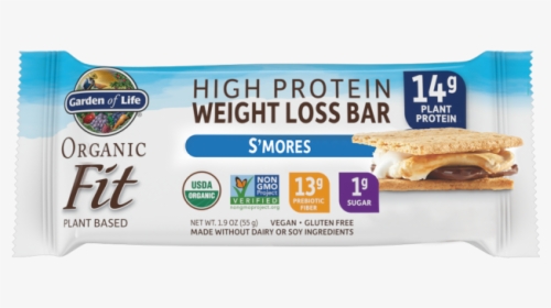 Raw Organic Fit High Protein Weight Loss Bar - Biscuit, HD Png Download, Transparent PNG