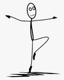 Dancing Stick Figure Clip Art N9 - Stick Figure Dancing, HD Png Download, Transparent PNG