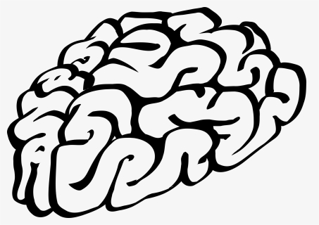 Best Of Brain Clipart Black And White Transparent - Brain Clipart Black And White, HD Png Download, Transparent PNG