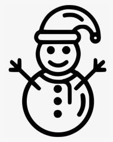 Christmas Snow Winter Snowman - Icon Snowman Png, Transparent Png, Transparent PNG