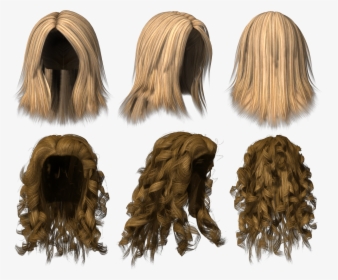 Hair Wig Png - 3d Hair, Transparent Png, Transparent PNG