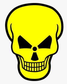 Radioactive, Atomar, Kill, Radioactivity, Warning - Easy Halloween Drawings Skull, HD Png Download, Transparent PNG