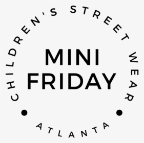 Mini Friday Logo B - Circle, HD Png Download, Transparent PNG