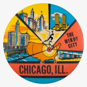 The Windy City Chicago Button Museum - Circle, HD Png Download, Transparent PNG
