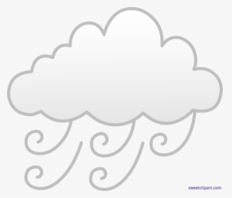 Collection Of Weather - Windy Weather Symbol Clipart, HD Png Download, Transparent PNG