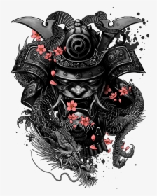 Tattoo Katsumoto Samurai Sleeve Artist Free Transparent - Tattoo Samurai Png, Png Download, Transparent PNG