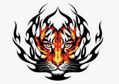 Tiger Tattoos Clipart Coffee - Logo Tiger Vector Png, Transparent Png, Transparent PNG