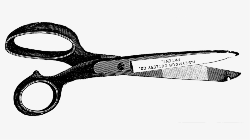1474 2 Shears Victorian Era Free Vintage Clip Art Free - Vintage Scissors Png, Transparent Png, Transparent PNG