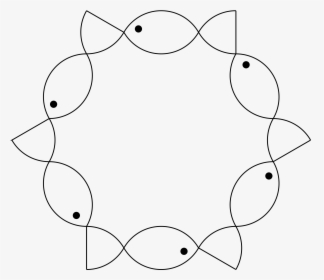This Free Icons Png Design Of 6 Fish- - Circle, Transparent Png, Transparent PNG