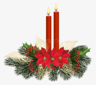 Transparent Clipart Weihnachten Kostenlos - Transparent Christmas Candles Clipart, HD Png Download, Transparent PNG