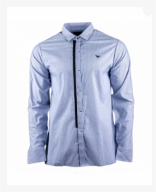 Emporio Armani Long Sleeve Classic Pinstripe Shirt - Pocket, HD Png Download, Transparent PNG