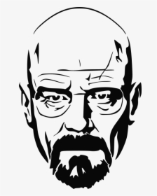 Walter White Stencil, HD Png Download, Transparent PNG