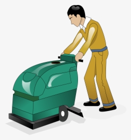 Transparent Cleaning Lady Png - Floor Cleaning Clipart, Png Download, Transparent PNG