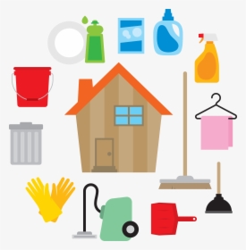 Clean Vector Commercial Cleaning - Clean House Vector, HD Png Download, Transparent PNG