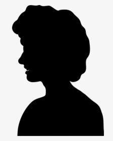 Woman, Profile, Silhouette, Female, Girl, Human, People - Old Woman Head Silhouette, HD Png Download, Transparent PNG