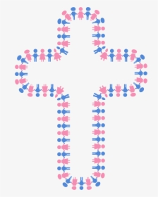 Christian Cross Christianity Crucifix Symbol - Cross Of Jesus Png, Transparent Png, Transparent PNG