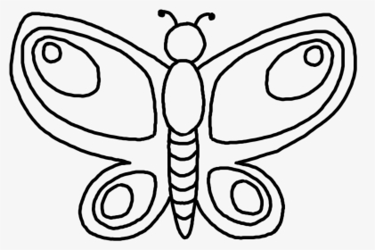 Butterfly Outline Png Transparent Background - Colour By Numbers In French, Png Download, Transparent PNG