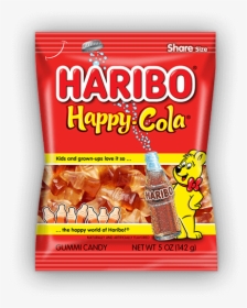 Haribo Happy Cola   Title Haribo Happy Cola   Class - Haribo Gummies Happy Cola, HD Png Download, Transparent PNG