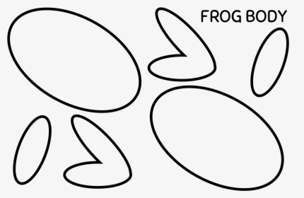 Drawing Frog Body - Cutout Of Frog Body Parts, HD Png Download, Transparent PNG