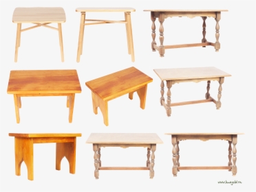 Wooden Tables Png Image - Table, Transparent Png, Transparent PNG