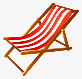 Eames Lounge Chair Table Deckchair Clip Art - Transparent Beach Chair Clipart, HD Png Download, Transparent PNG