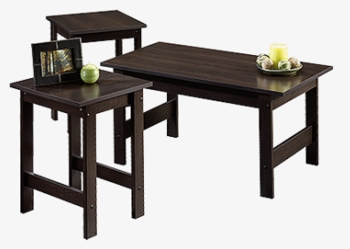Three-piece Casual Table Set In Cinnamon Cherry - Sauder Coffee Table Set, HD Png Download, Transparent PNG