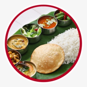 Transparent Vegetarian Food Clipart - South Indian Food Plate, HD Png Download, Transparent PNG