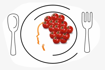 Food Design Vector, Tomatoes, Food On Plate, Design - Food, HD Png Download, Transparent PNG