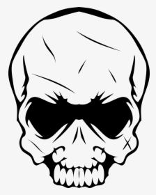 Skull With Mustache Png, Transparent Png, Transparent PNG