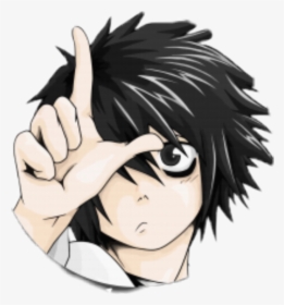 #deathnote #death Note #manga #anime - L Death Note Girl, HD Png Download, Transparent PNG
