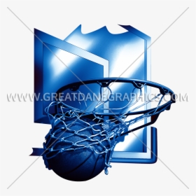 Basketball In Net, HD Png Download, Transparent PNG