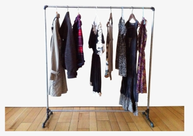 Closet Clipart Closet Full Clothes - Rack Of Clothes Png, Transparent Png, Transparent PNG