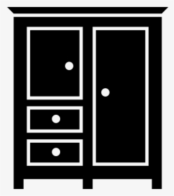 Bedroom Black Closed Closet For Clothes - Closet Black Png, Transparent Png, Transparent PNG