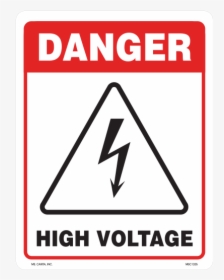 Danger High Voltage Styrene Sign - Sign, HD Png Download, Transparent PNG