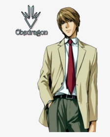 Death Note Light Yagami Clipart - Ryuk Light, HD Png Download, Transparent PNG