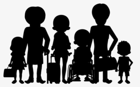 Family Png Transparent Images - Silhouette, Png Download, Transparent PNG