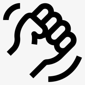 This Icon Shows An Outline Of A Fist Up To The Wrist - Coil Rear Springs 1972 Ford, HD Png Download, Transparent PNG