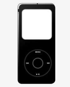 Ipod Black Black White Line A - Ipod Nano Clipart, HD Png Download, Transparent PNG
