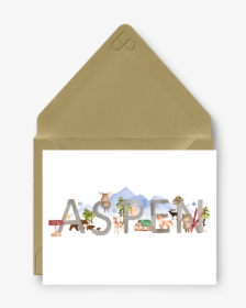 A2 Envelope Open A2 Folded Horizontalaspen - Canopy, HD Png Download, Transparent PNG