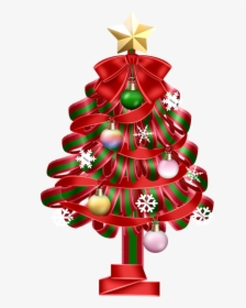 A F B - Clip Art Of Christmas Tree With Gift, HD Png Download, Transparent PNG
