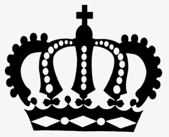 Cross, Crown, Decorative, King, Monarch, Ornate, Royal - Silhouette Crown Png, Transparent Png, Transparent PNG