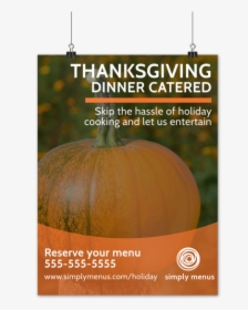 Thanksgiving Catered Dinner Poster Template Preview - Slim Spa Gold, HD Png Download, Transparent PNG