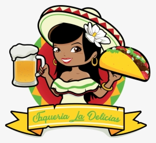 Mexican Cuisine Woman Clip - Mexican Clipart, HD Png Download, Transparent PNG