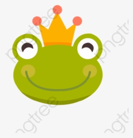 Cute Frog Clipart Prince - Frog Prince Cartoon Png, Transparent Png, Transparent PNG