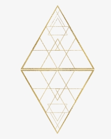 Pattern Diamond Triangle Golden Hd Image Free Png Clipart - Triangle, Transparent Png, Transparent PNG