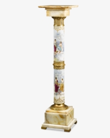 Porcelain And Onyx Pedestal By Ribot - Column, HD Png Download, Transparent PNG